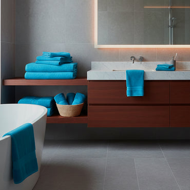 Prosop Luxury Bumbac 100% - 600g/m2 - ALBASTRU