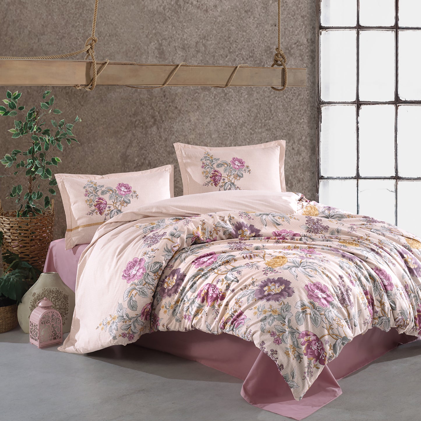 Lenjerie de pat ranforce Clasy king size (MIRANTE)