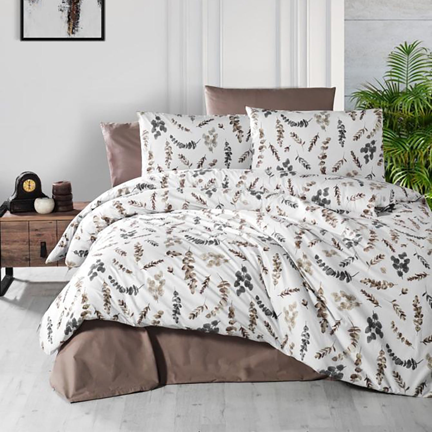 Lenjerie de pat ranforce Clasy king size (RNF_14)