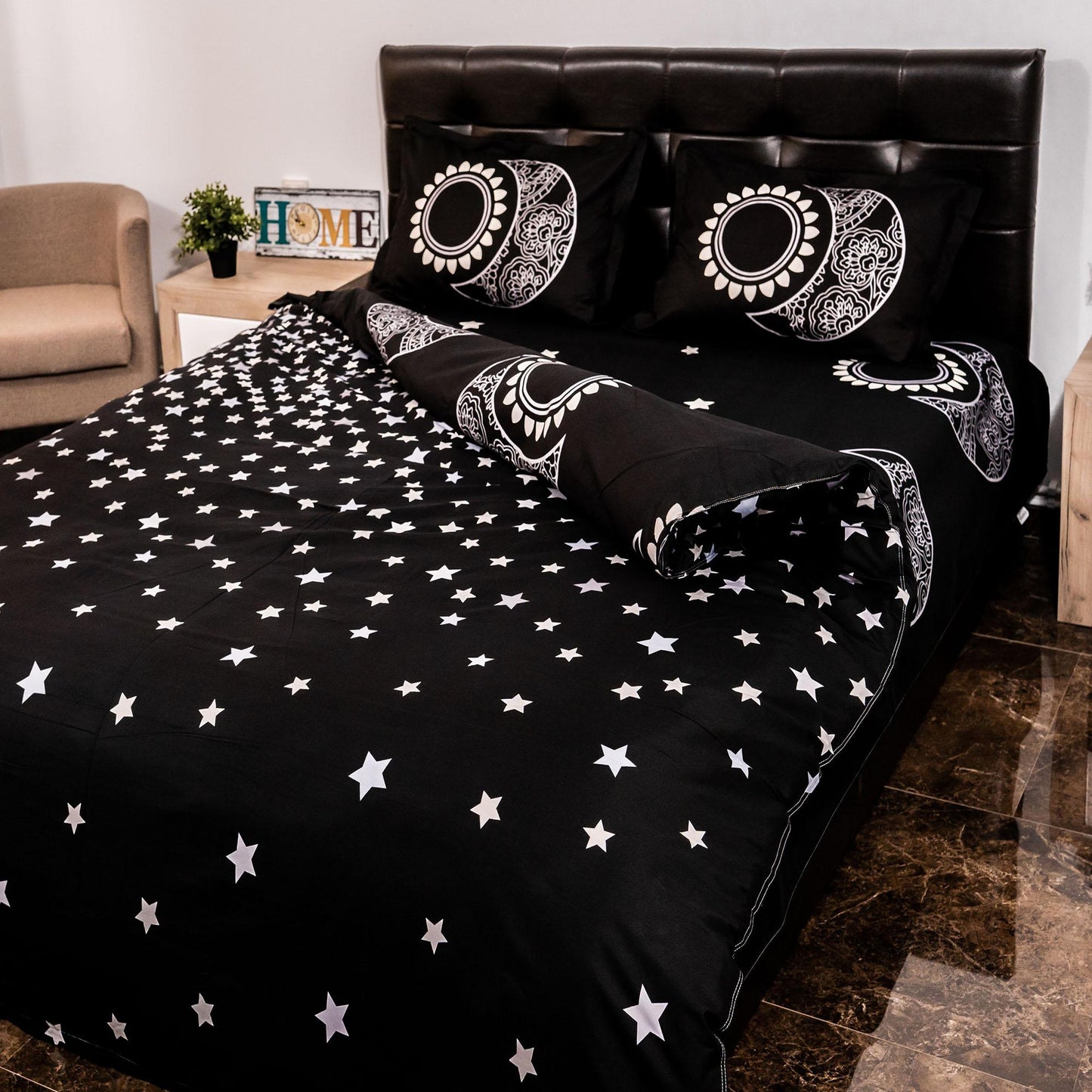 Lenjerie de pat digital print 3D (STARS)