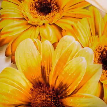 Lenjerie de pat digital print 3D (YELLOW FLOWER)