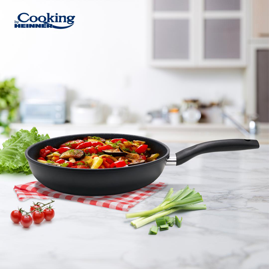 TIGAIE INALTA ALUMINIU PRESAT 28x6.5 CM, MERIDA, COOKING BY HEINNER