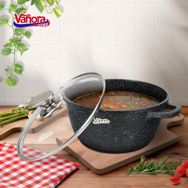 CRATITA ALUMINIU TURNAT 20x8.5CM, 2.6 L, CLASSIC, VANORA HOME