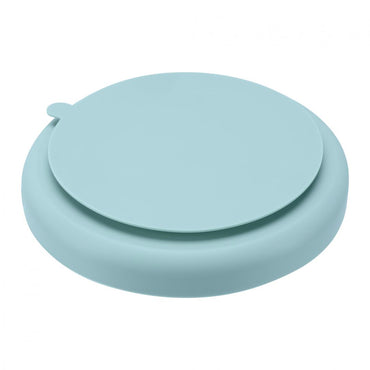 Farfurie compartimentata din silicon cu ventuza, blue, U-Grow