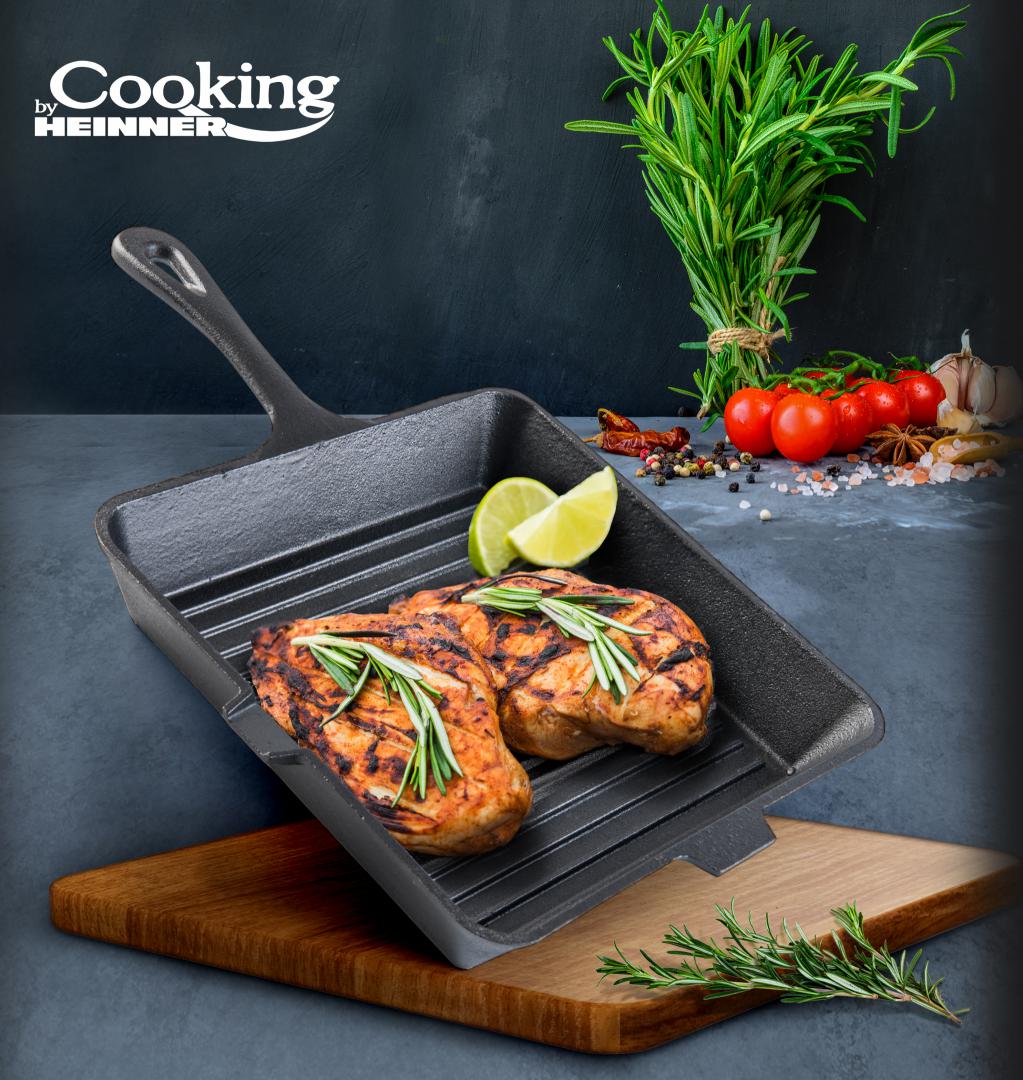 TIGAIE GRILL FONTA PURA, 25 X 4.7 CM, COOKING BY HEINNER