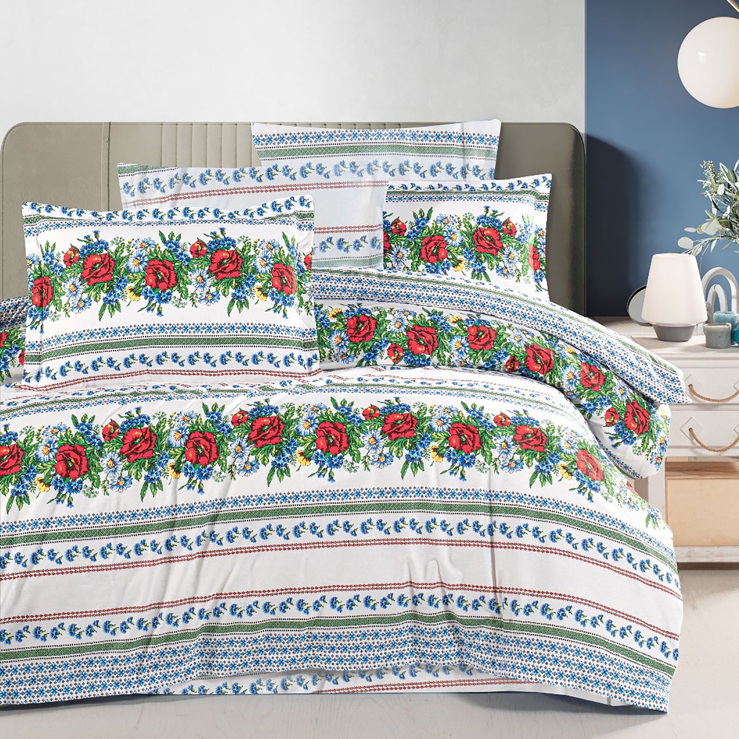 Lenjerie de pat 100% BUMBAC king size (ARHAIC5)