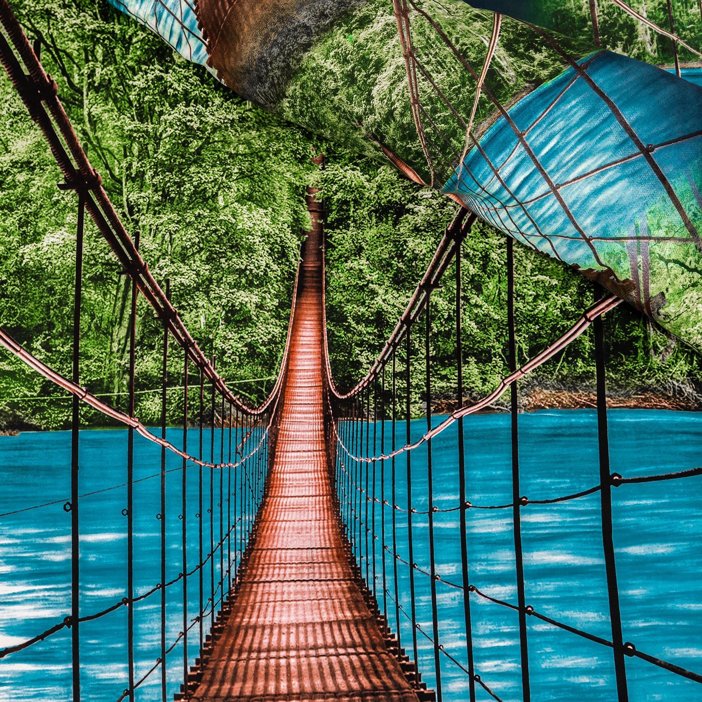Lenjerie de pat digital print 3D (BRIDGE)