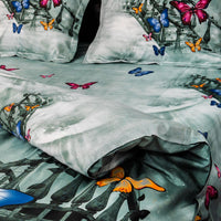 Lenjerie de pat digital print 3D (BUTTERFLY ON THE BRIDGE)