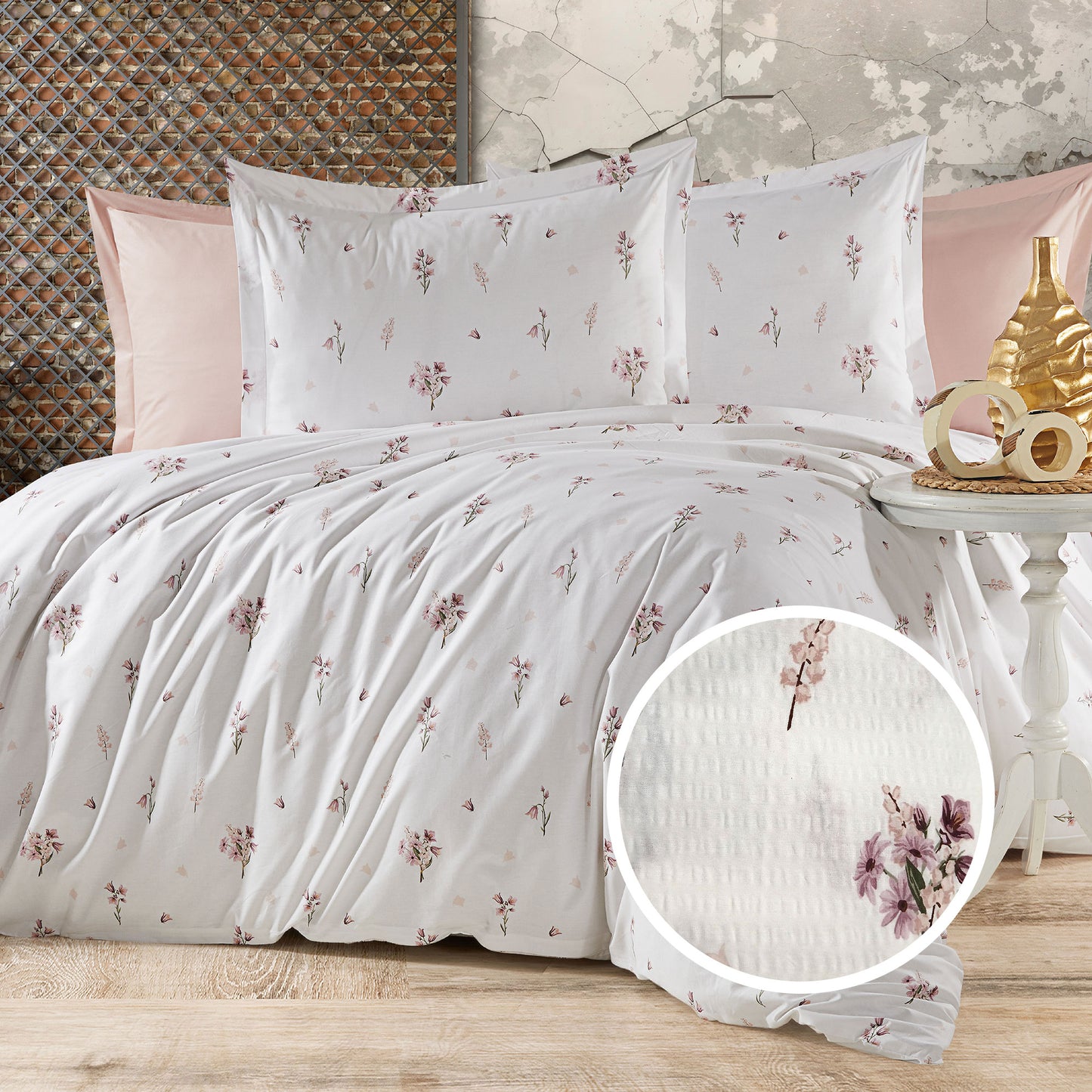 LENJERIE DE PAT CREPONATA 100% BUMBAC (CREP40)