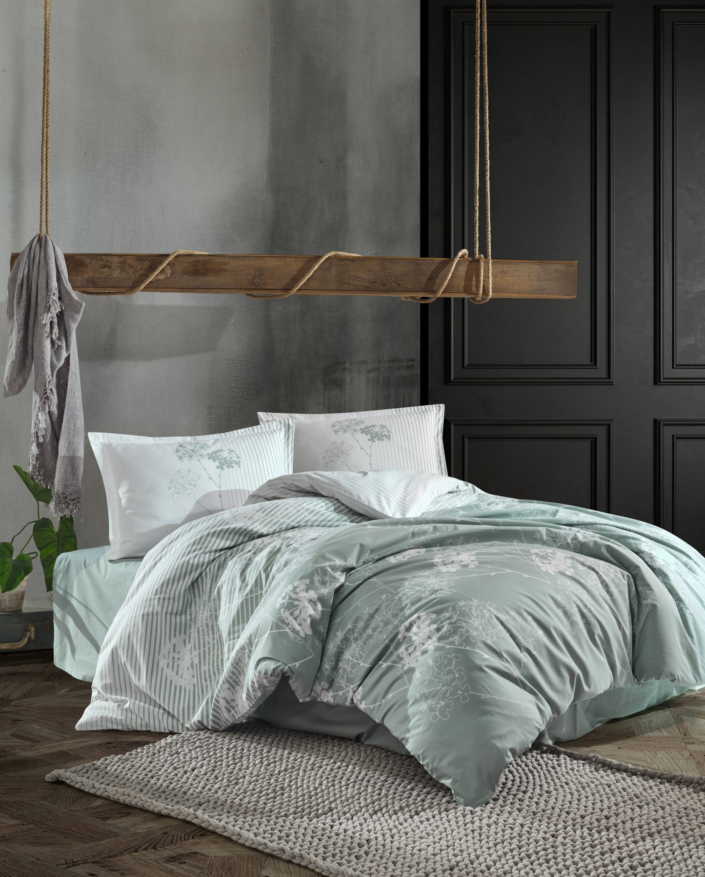Lenjerie de pat ranforce Clasy king size (LUVI)