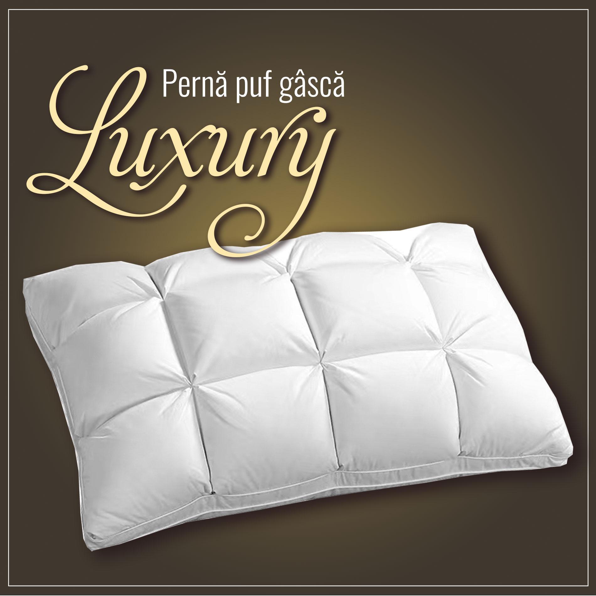 Pernă puf gâscă LUXURY