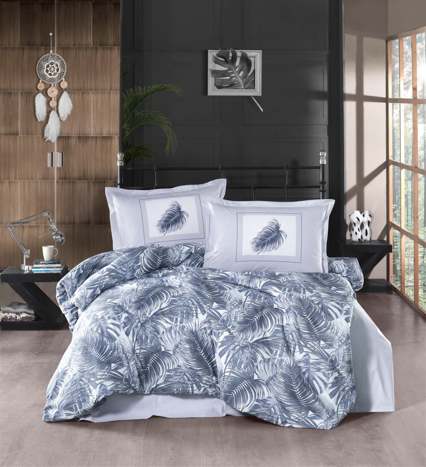 Lenjerie de pat ranforce Clasy king size (PUMA)