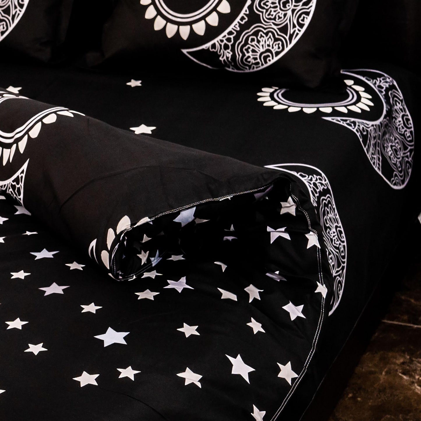 Lenjerie de pat digital print 3D (STARS)