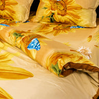 Lenjerie de pat digital print 3D (SUN FLOWER)