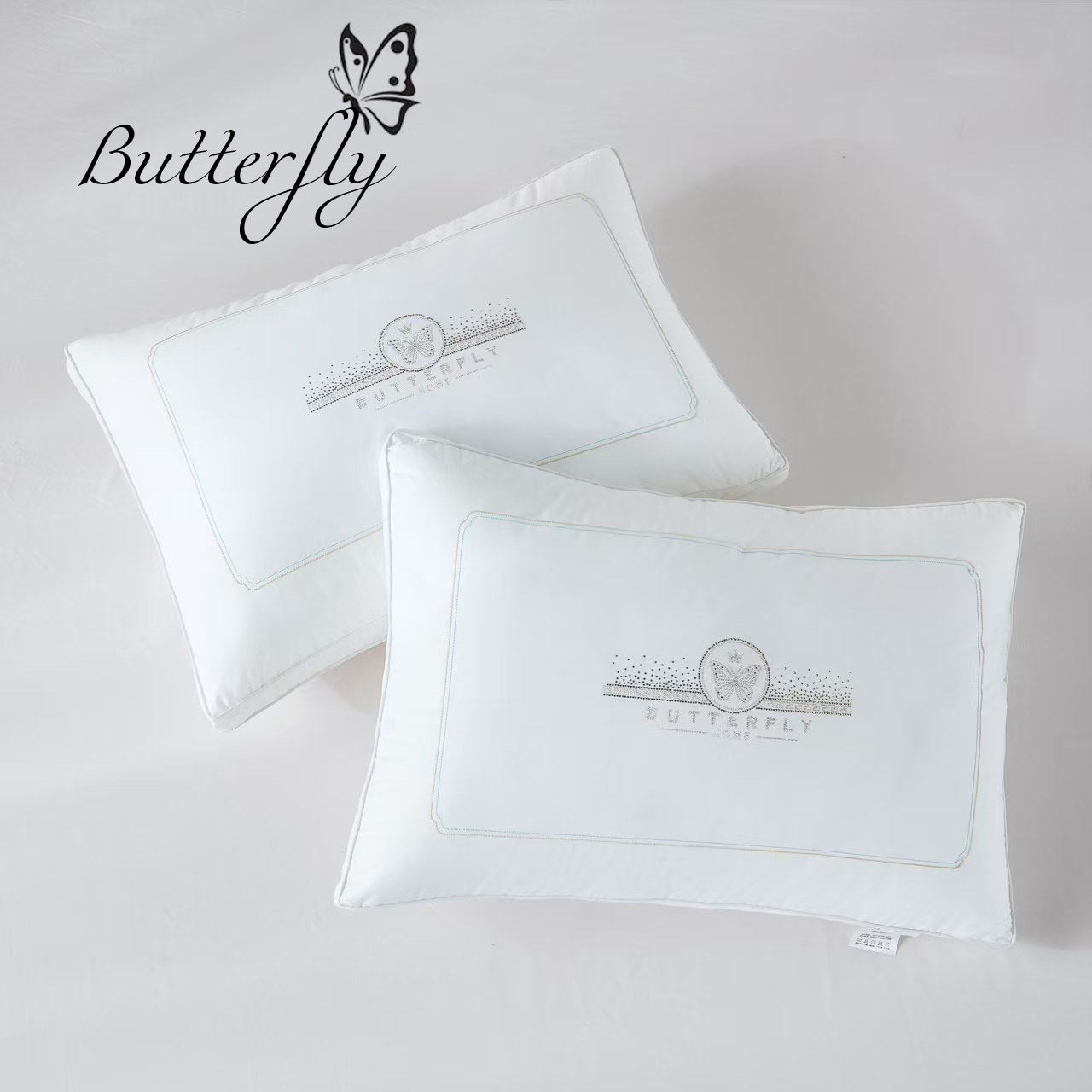 Pernă umplutură microgel față 100% Bumbac (Butterfly) - 50cm X 70cm