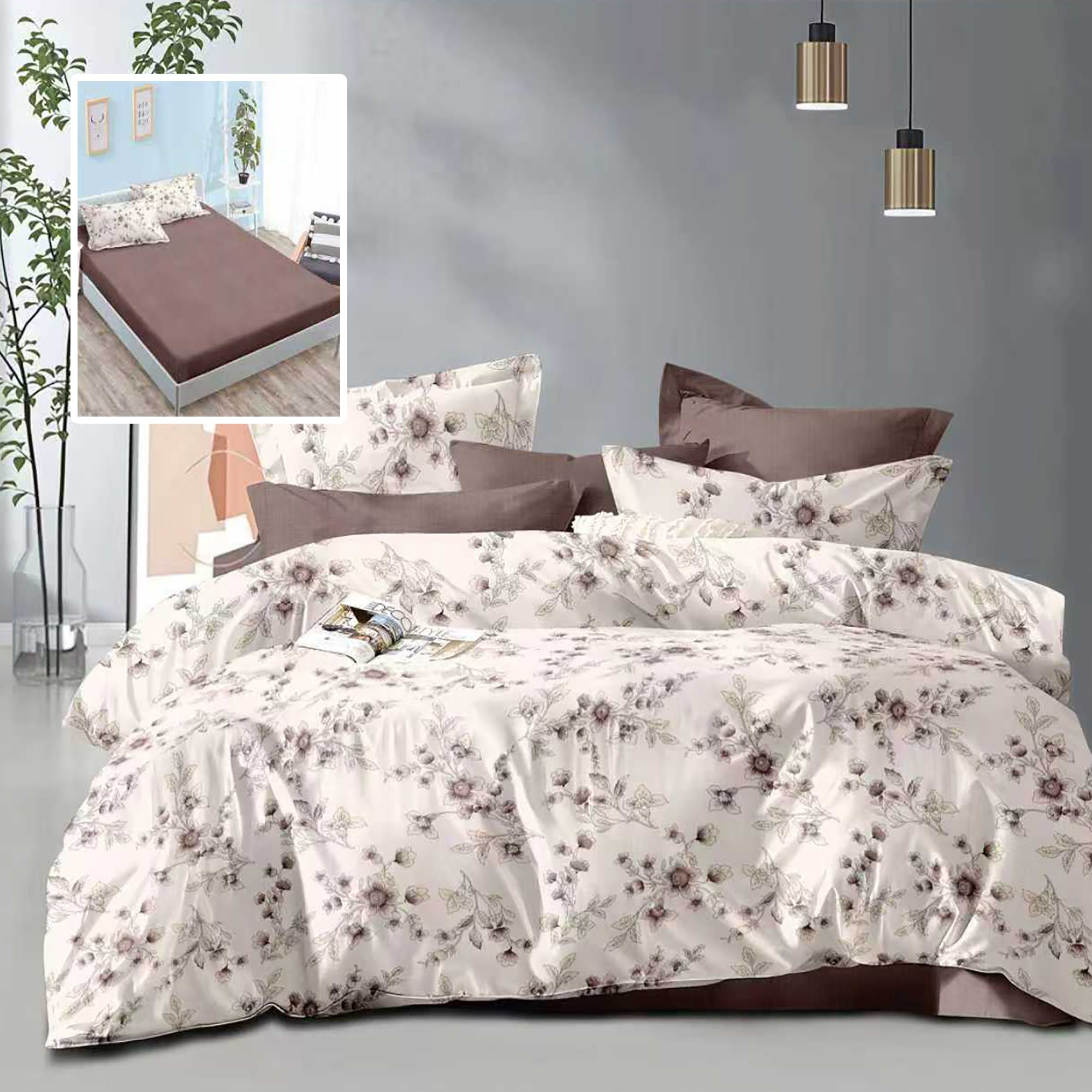 Lenjerie de pat Economy 6 piese cu husă (ECNH40)