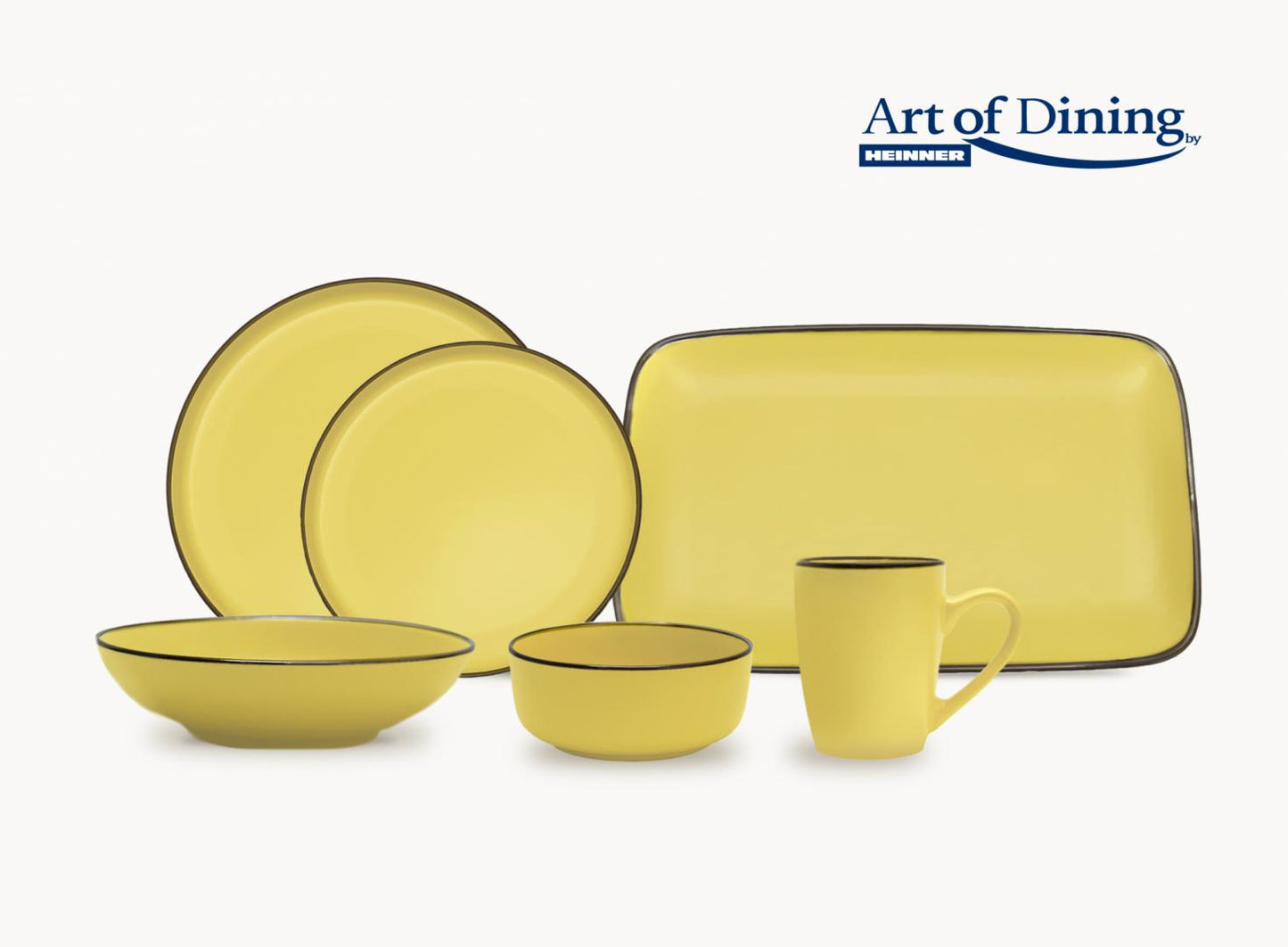 SET 6 FARFURII INTINSE CERAMICA 27 CM, MEDEEA, ART OF DINING