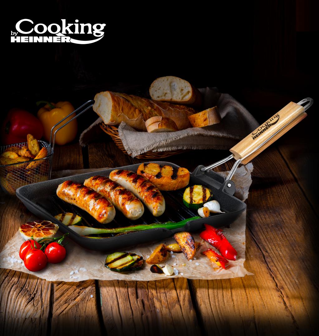 TIGAIE GRILL FONTA MANER LEMN DET.23X2CM COOKING BY HEINNER