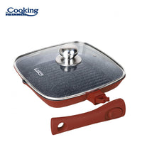 TIGAIE GRILL ALUMINIU+CAPAC 28x4 CM, CALABRIA, COOKING BY HEINNER