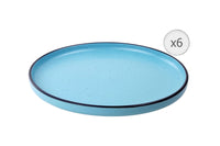 SET 6 FARFURII DESERT, CERAMICA 20 CM, ELECTRA, ART OF DINING BY HEINNER