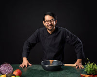 TIGAIE WOK ALUMINIU + CAPAC 28X8 CM, RIKITO WATANABE, SAMURAI GOURMET, COOKING BY HEINNER