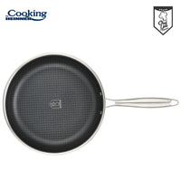 TIGAIE INOX IN 3 STRATURI 28X5.5 CM, TITANIUM3, COOKING BY HEINNER