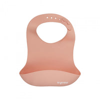 Set diversificare 5 piese silicon : baveta, bol, farfurie, lingurita si furculita, roz, U-Grow