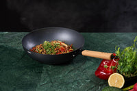 TIGAIE WOK 32X9 CM, RIKITO WATANABE, SAMURAI GOURMET, COOKING BY HEINNER