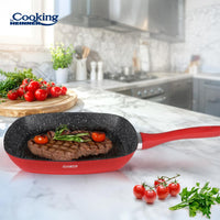 TIGAIE GRILL ALUMINIU FORJAT 28x4CM, RED STONE, COOKING BY HEINNER