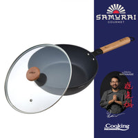 TIGAIE WOK + CAPAC 24X7.5 CM, RIKITO WATANABE, SAMURAI GOURMET, COOKING BY HEINNER