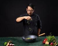 TIGAIE WOK 32X9 CM, RIKITO WATANABE, SAMURAI GOURMET, COOKING BY HEINNER