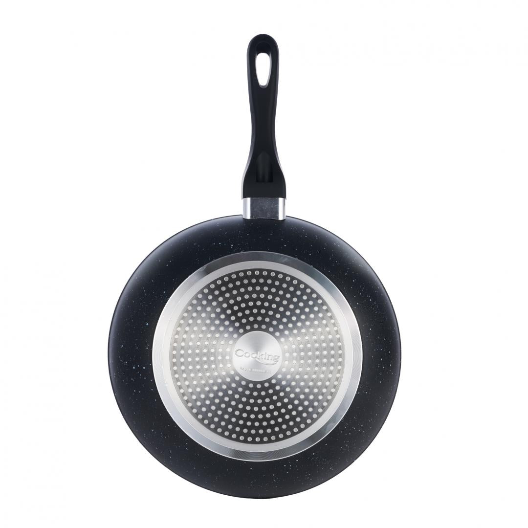 TIGAIE ALUMINIU WOK 30x8 CM , BLACK SAND, COOKING  BY HEINNER
