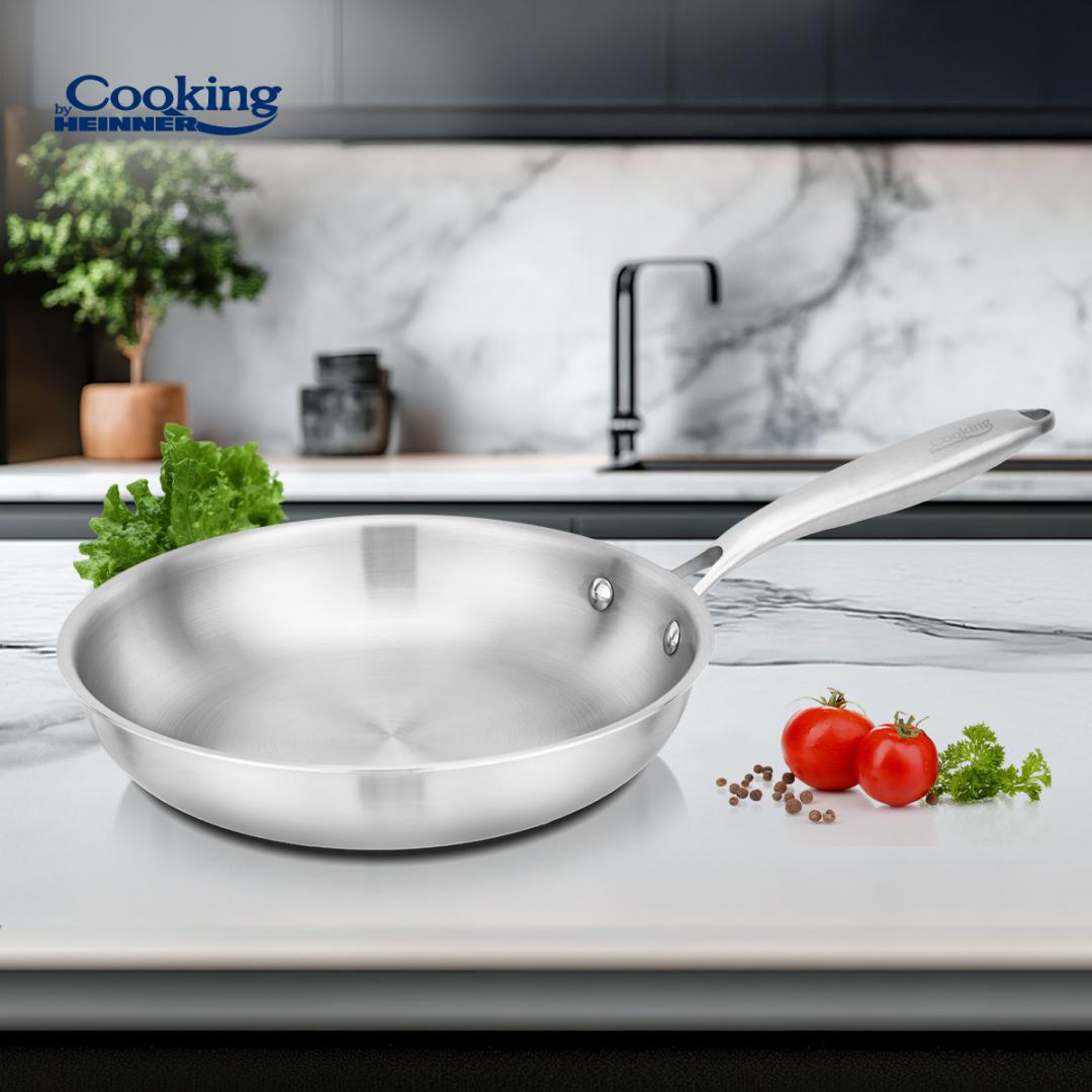 TIGAIE INOX 3 STRATURI 24X4 CM, ATOMIC3, COOKING BY HEINNER