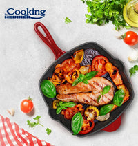 TIGAIE GRILL FONTA 26.5X4.5 CM, RED LINE, COOKING BY HEINNER