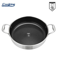 CRATITA CU CAPAC, 30x7.8 CM, 4.8 L, TITANIUM3, COOKING BY HEINNER