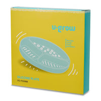 Farfurie compartimentata din silicon cu ventuza, blue, U-Grow