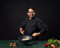 TIGAIE WOK ALUMINIU + CAPAC 28X8 CM, RIKITO WATANABE, SAMURAI GOURMET, COOKING BY HEINNER