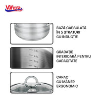 SET GATIT DIN INOX 8 PIESE, MEDINA, VANORA HOME