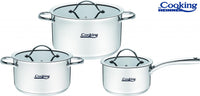 SET GATIT DIN INOX 6 PIESE, ANNA,  COOKING BY HEINNER