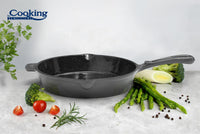 TIGAIE FONTA EMAILATA 26 x 5 CM, MARBLE GREY, COOKING BY HEINNER
