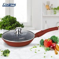 TIGAIE ALUMINIU TURNAT + CAPAC 24x4.8 CM, CALABRIA, COOKING BY HEINNER