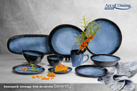 SET 4 FARFURI INTINSE CERAMICA 28 CM, SERENITY, ART OF DINING BY HEINNER