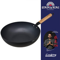 TIGAIE WOK 32X9 CM, RIKITO WATANABE, SAMURAI GOURMET, COOKING BY HEINNER