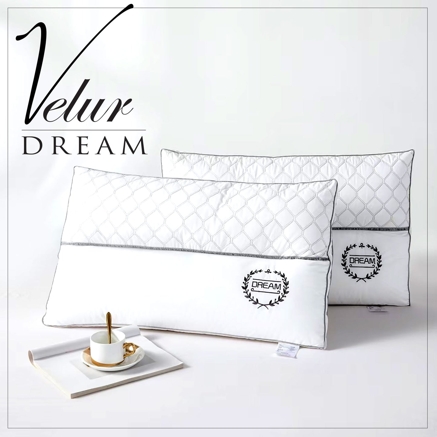 PERNĂ PUF GÂSCĂ "VELUR DREAM"